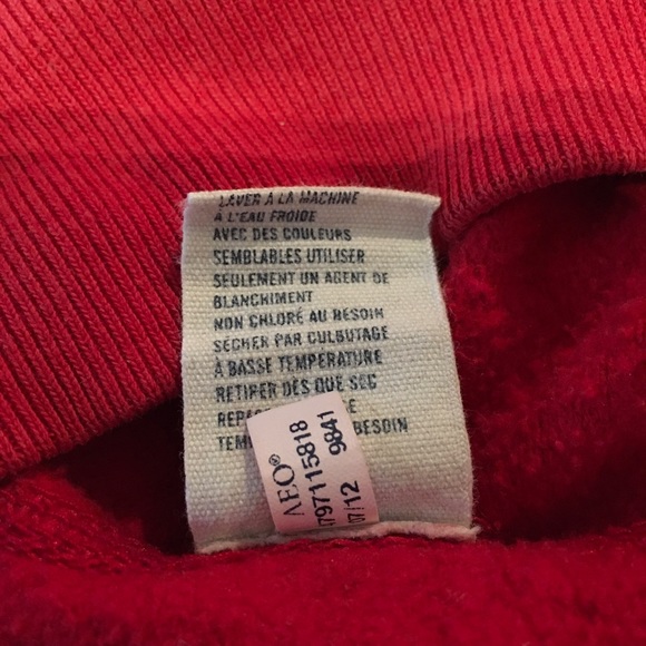 American Eagle Outfitters Red Pullover Hoodie - Picture 10 of 11